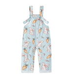 Easter Printed Suspender Pants