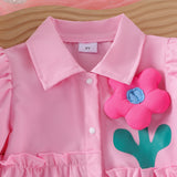 Pink Flower Shirt + Flower Trousers