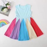 Cartoon Rainbow Casual Skirt