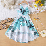 Spaghetti-Strap Floral Print Dress