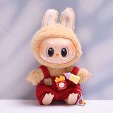 Labubu Clothes Only-Clothes Feeding Bottle Overalls Suit