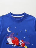 Halloween Cartoon Embroidered Sweatshirt