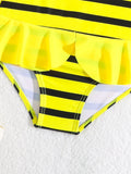 Little Bee Cute Girls Swimsuit