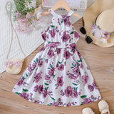 Romantic Sweet Pastoral Holiday Floral Skirt