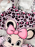 Cute Leopard Print Swimsuit