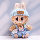 Labubu Clothes Only-Clothes Feeding Bottle Overalls Suit