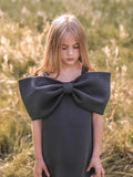 Girl's Bow Princess Dress Birthday Dress