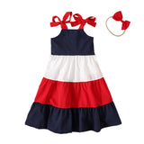 Multi-Color Optional-Sling Dress