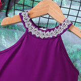 Mesh Large Skirt Jumpsuit