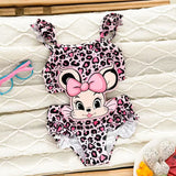 Cute Leopard Print Swimsuit