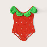 Children's Strawberry One-Piece Swimsuit