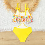 Children's Printed Swimsuit