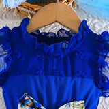 Butterfly Print Sleeveless Dress