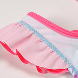 Printed Girls Cartoon Swimsuit