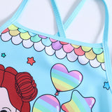 Mermaid Print Swimsuit