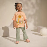 Multi-Color Optional-Tight Flared Trousers