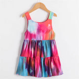 Tie-Dye Casual Dress
