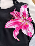 Flower Print Swimsuit