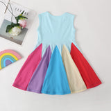 Sleeveless Rainbow Dress