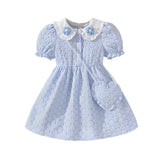 Cute Three-Dimensional Embroidery Dress