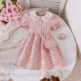 Cute Three-Dimensional Embroidery Dress