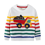 Excavator Cartoon Pullover