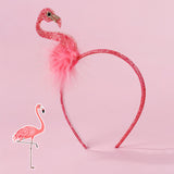 Flamingo Feather Headband