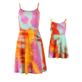 Mom & Me Tie-Dye Parent-Child Outfit Dress