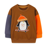 Cartoon Boy Long Sleeve Sweatshirt