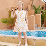 Mom & Me -Casual Flower Print Mother-Daughter Matching Outfit