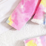 Tie-Dye Jacket + Tie-Dye Shorts