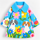 Lucky Sale-Colorful Floral Dog Coat for Children