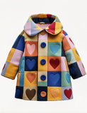 Clearance-Multicolor Love Coat