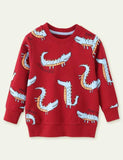 Alligator Printed Sweater - CCMOM