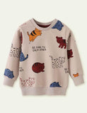 Animal Print Sweatshirt - CCMOM