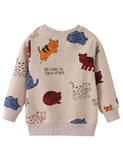 Animal Print Sweatshirt - CCMOM