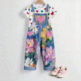 Lucky Sale-Printing and Dyeing Children's Overalls