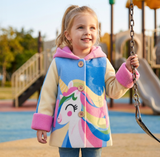 Lucky Sale-Mommy and me  colorful unicorn coat