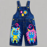 Lucky Sale-Children's Colorful Cartoon Monster Overalls