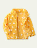 Cartoon Print Polar Fleece Jacket - CCMOM