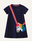Embroidered Unicorn Dress