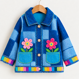 Lucky Sale-Children's colorful flower jacket