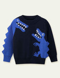 Dinosaur Brocade Sweater