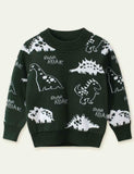 Dinosaur Brocade Sweater