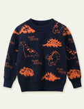 Dinosaur Brocade Sweater - CCMOM