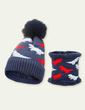 Dinosaur Hat Scarf Two-Piece Set - CCMOM