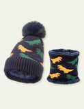 Dinosaur Hat Scarf Two-Piece Set - CCMOM