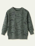 Dinosaur Printed Sweater