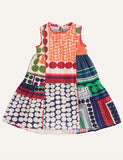 Girls' Ethnic Style Sleeveless Stitching Dress