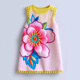 Lucky sale-Children's Pink Ombré Floral Dress